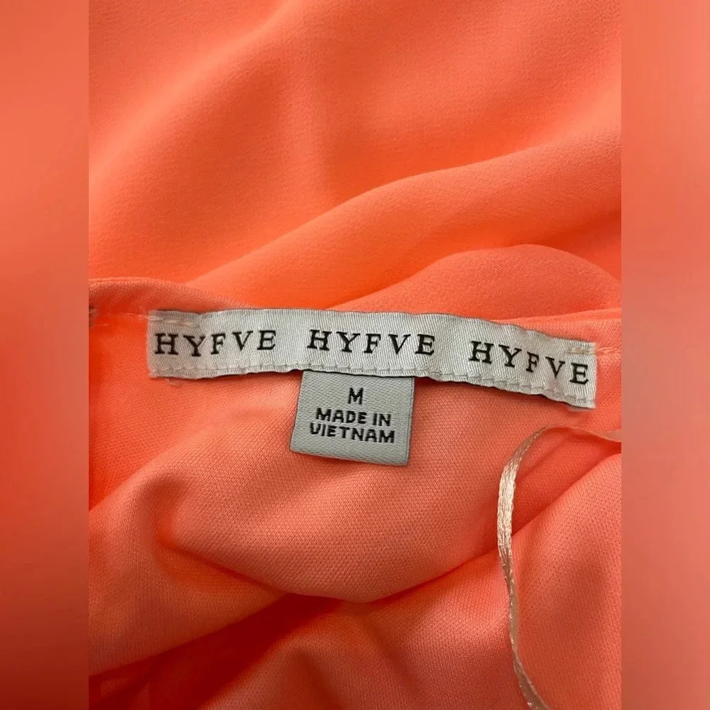 Hyfve M neon orange dress - Picture 5 of 6